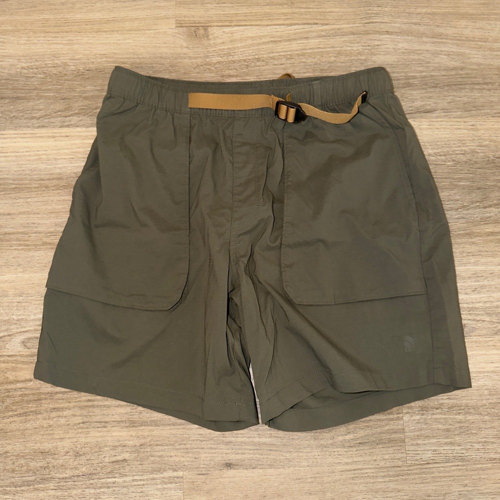 The North Face Mens Class V Belted Shorts New Taupe Green NF0A81WZ Size M